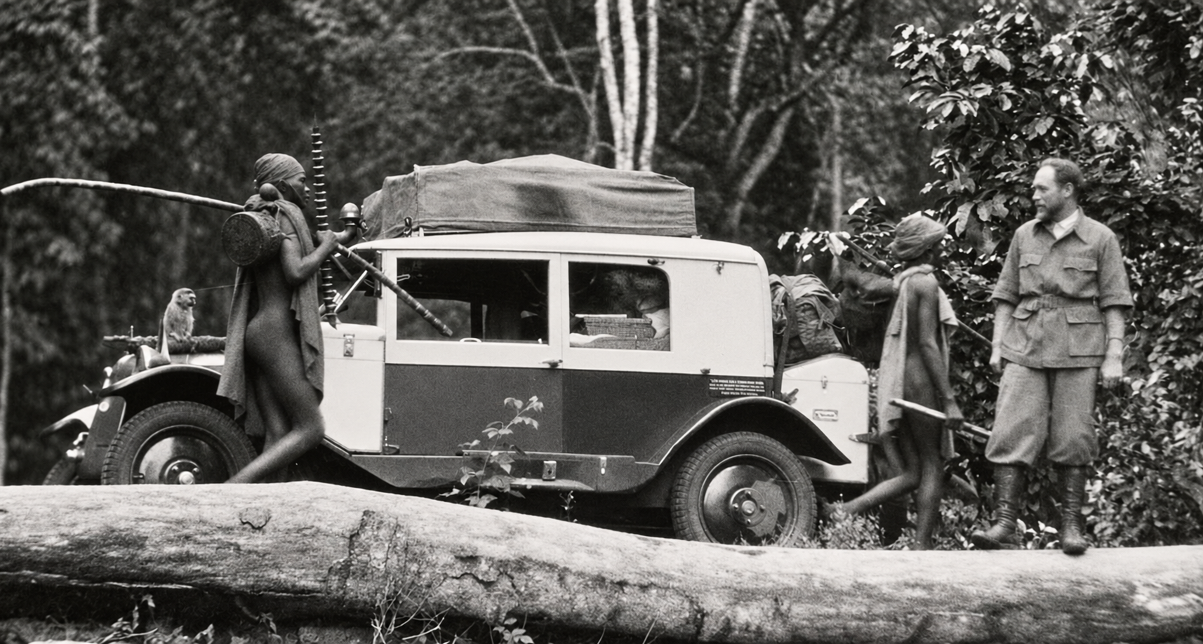 Tatra 12 během africké cesty Františka V. Foita a Jiřího Bauma v roce 1931